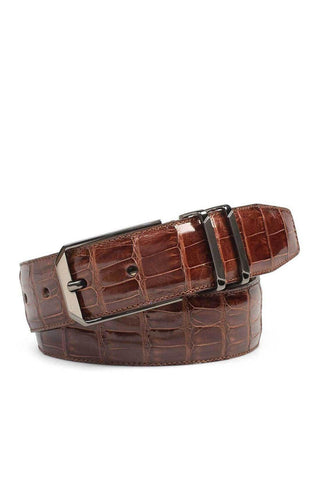Mezlan AO11115 Men's Crocodile Skin Belt (MZB1153)