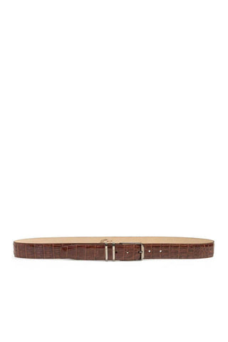 Mezlan AO11115 Men's Crocodile Skin Belt (MZB1153)