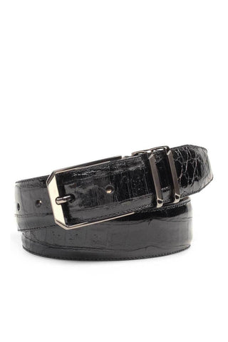 Mezlan AO11115 Men's Exotic Crocodile Skin Belt (MZB1153)-AmbrogioShoes