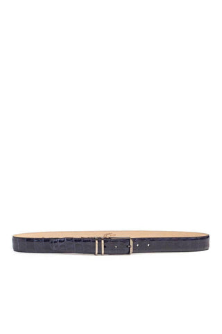 Mezlan AO11115 Men's Exotic Crocodile Skin Belt (MZB1153)-AmbrogioShoes