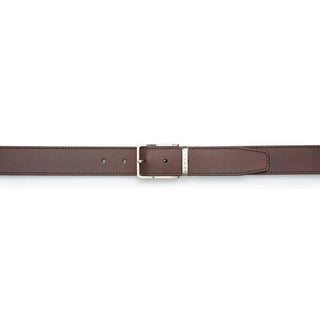 Mezlan AO11467 Brown & Burgundy Calf-Skin Leather Reversible Men's Belt (MZB1216)-AmbrogioShoes