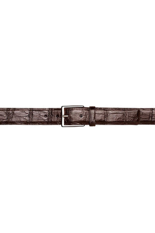 Mezlan AO11523 Men's Exotic Crocodile Skin Belt (MZB1240)-AmbrogioShoes