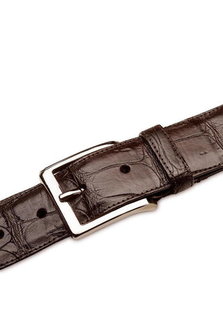Mezlan AO11523 Men's Exotic Crocodile Skin Belt (MZB1240)-AmbrogioShoes