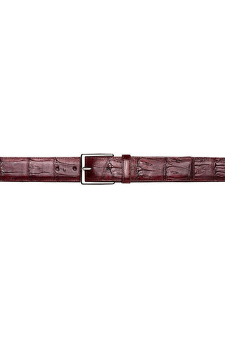 Mezlan AO11523 Men's Exotic Crocodile Skin Belt (MZB1240)-AmbrogioShoes