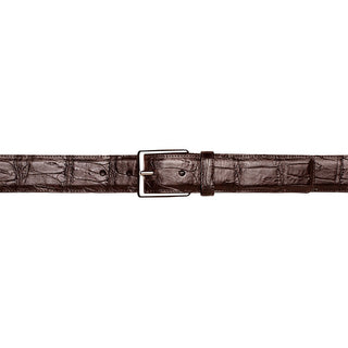 Mezlan AO11523 Sport Classic Exotic Crocodile Skin Men's Belt (MZB1237)-AmbrogioShoes