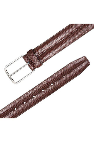 Mezlan AO11530 Men's Exotic Lizard Skin Belt (MZB1243)-AmbrogioShoes