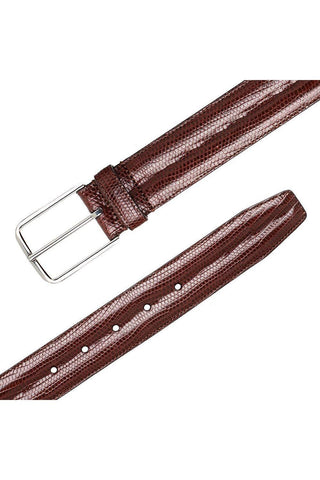 Mezlan AO11530 Men's Exotic Lizard Skin Belt (MZB1243)-AmbrogioShoes