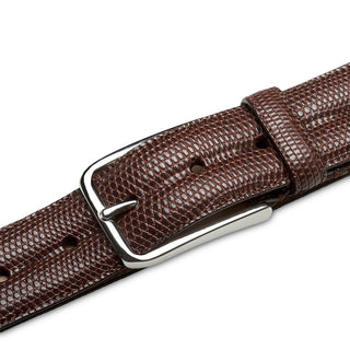 Mezlan AO11530 Sport Classic Exotic Lizard Skin Men's Belt (MZB1244)-AmbrogioShoes