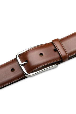 Mezlan AO11532 Men's Center Piped Leather Belts (MZB1249)