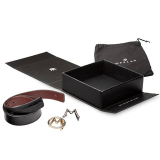 Mezlan AO11533 Men's Reversible Crocodile & Lizard Skin Belts (MZB1250)