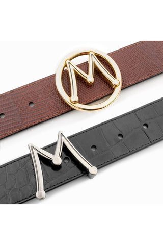 Mezlan AO11533 Reversible Crocodile & Lizard Belts
