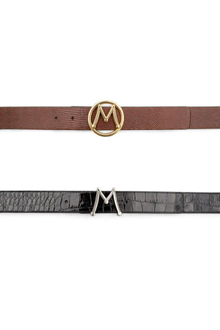 Mezlan AO11533 Reversible Crocodile & Lizard Belts