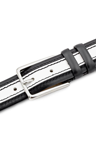 Mezlan AO11670 Men's Two Tone Leather Belts (MZB1245)