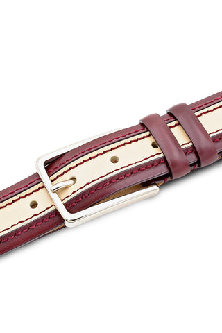Mezlan AO11670 Men's Two Tone Leather Belts (MZB1245)