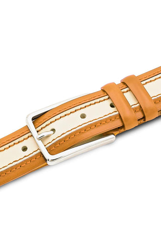 Mezlan AO11670 Men's Two Tone Leather Belts (MZB1245)