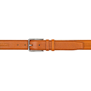Mezlan AO11671 Men's Deer-Skin Belt (MZB1244)-AmbrogioShoes