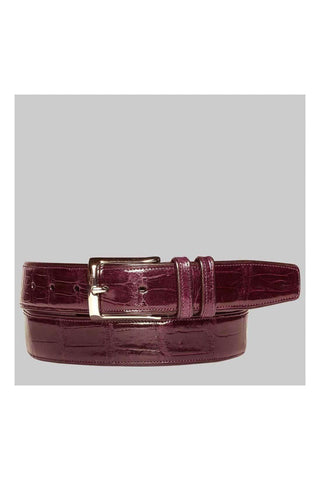 Mezlan AO7907 Men's Exotic Alligator Skin Belt (MZB1080)-AmbrogioShoes