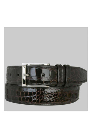 Mezlan AO7907 Men's Exotic Alligator Skin Belt (MZB1080)-AmbrogioShoes