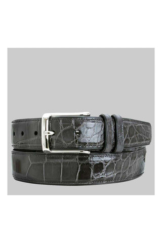 Mezlan AO7907 Men's Exotic Alligator Skin Belt (MZB1080)-AmbrogioShoes