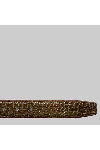 Mezlan AO7907 Men's Exotic Alligator Skin Belt (MZB1080)-AmbrogioShoes