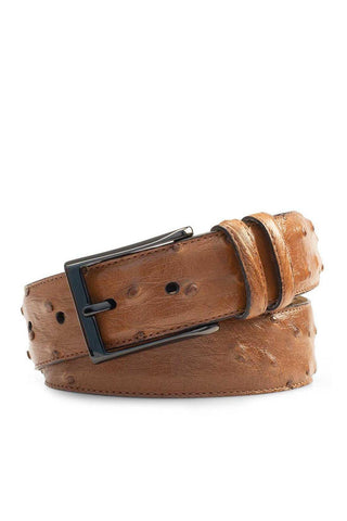 Mezlan AO8146 Men's Ostrich Skin Belt (MZB1184)