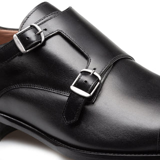 Mezlan Actore 21151 Calf-Skin Leather Double Monk-Straps Loafers (MZ3765)-AmbrogioShoes