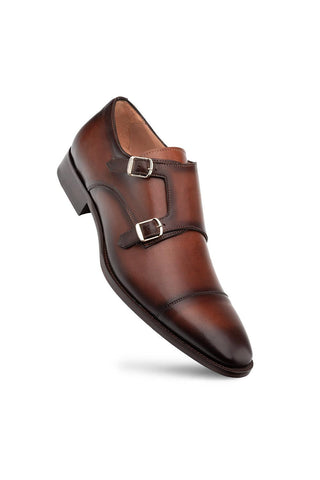 Mezlan Actore 21151 Calf-Skin Leather Double Monk-Straps Loafers (MZ3765)-AmbrogioShoes