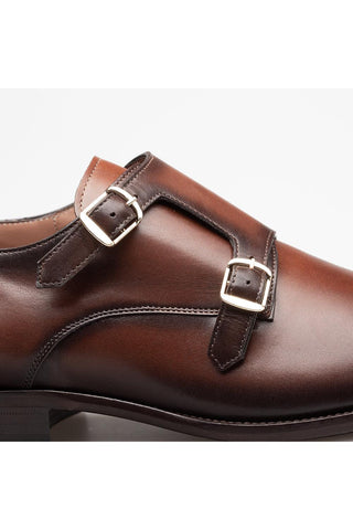 Mezlan Actore 21151 Calf-Skin Leather Double Monk-Straps Loafers (MZ3765)-AmbrogioShoes