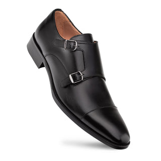 Mezlan Actore 21151 Men's Shoes Calf-Skin Leather Double Monk-Straps Loafers (MZ3765)-AmbrogioShoes