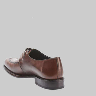 Mezlan Aguilar Men's Luxury Shoes Cognac European Calfskin Monkstrap Loafers (MZ2038)-AmbrogioShoes