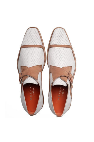 Mezlan Alari 21534 Perforated Leather Single Monk-Strap