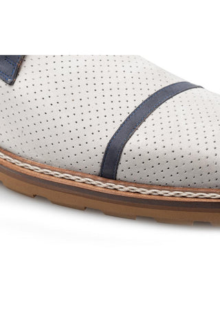 Mezlan Alari 21534 Perforated Leather Single Monk-Strap