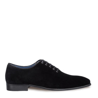 Mezlan Alesso Men's Shoes Black Velvet Lace-Up Oxfords 9213 (MZ3213)-AmbrogioShoes