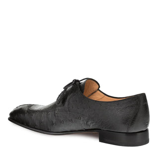 Mezlan Amadeus Men's Shoes Black Exotic Skin Split-Toe Oxfords 4638-SP (MZ3170)-AmbrogioShoes