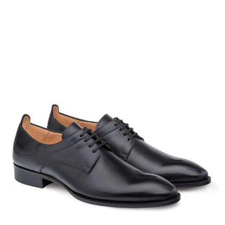 Mezlan Archway Men's Shoes Black Calf-skin Leather Oxfords 9093 (MZ3035)-AmbrogioShoes