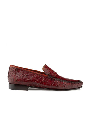 Mezlan Armano Crocodile Penny Loafer