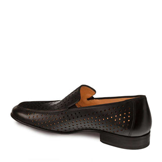 Mezlan Astori Black Calf Skin Summer Loafers (MZ2806-BLK)-AmbrogioShoes