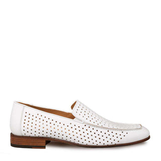 Mezlan Astori White Calf Skin Summer Loafers (MZ2806)-AmbrogioShoes