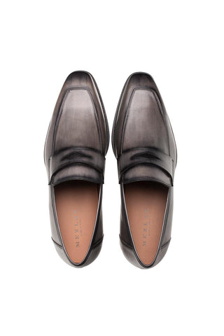 Mezlan Avenue 20910 Cognac Calf-Skin Leather Penny Loafers (MZ3650)-AmbrogioShoes