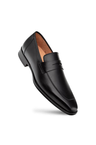 Mezlan Avenue 20910 Cognac Calf-Skin Leather Penny Loafers (MZ3650)-AmbrogioShoes