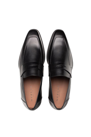 Mezlan Avenue 20910 Cognac Calf-Skin Leather Penny Loafers (MZ3650)-AmbrogioShoes