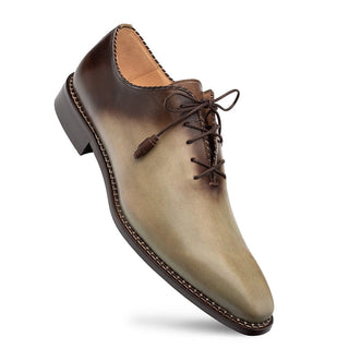 Mezlan Barbaro 21316 Men's Shoes Calf-Skin Leather Two-Tone Whole Cut Oxfords (MZ3753-AmbrogioShoes