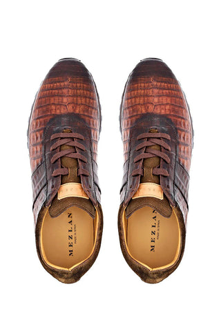 Mezlan Barrow Crocodile Sneaker