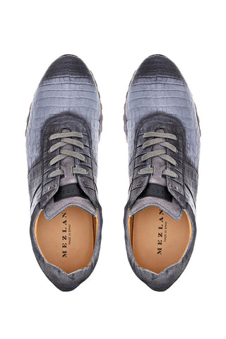 Mezlan Barrow Crocodile Sneaker