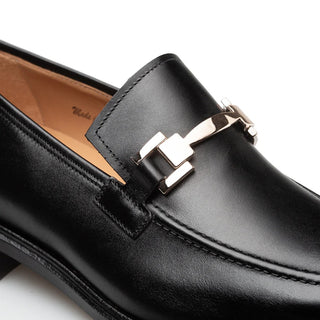 Mezlan Barsotti Leather Horse-Bit Loafer