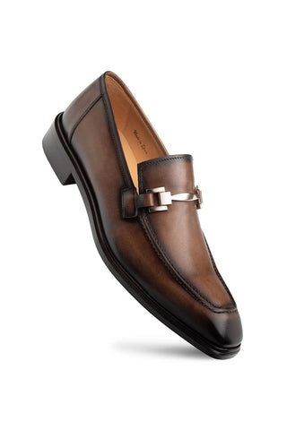 Mezlan Barsotti Leather Horse-Bit Loafer