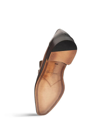 Mezlan Barsotti Leather Horse-Bit Loafer