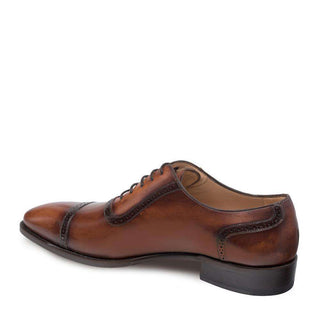 Mezlan Belgrade Men's Shoes Brown Calf-skin Oxfords 9208 (MZ3031)-AmbrogioShoes