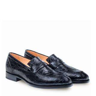 Mezlan Bixby Mens Genuine Crocidile Loafers (MZ2931)-AmbrogioShoes