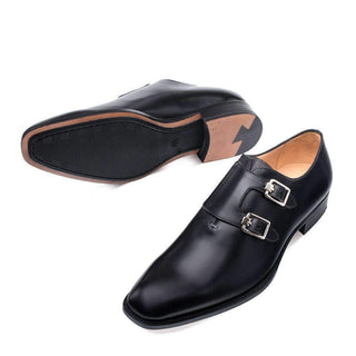 Mezlan Brescia Men's Shoes Black Loafers 9143 (MZ3023)-AmbrogioShoes